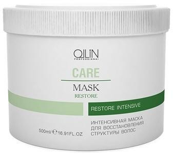 Маска для волос OLLIN CARE Интенсивная для восстановления структуры волос 500 мл