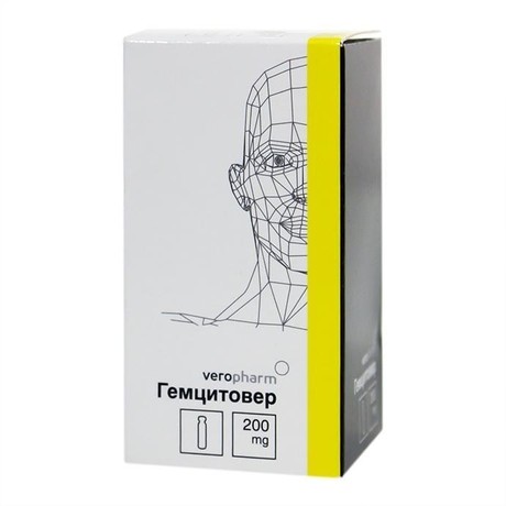 Гемцитовер флакон (лиофилизат для приготовления раствора для инфузий) 1000мг