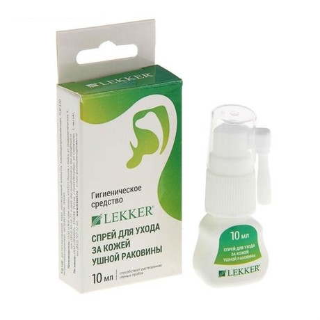 Леккер спрей для ухода за кожей ушной раковины 10 мл