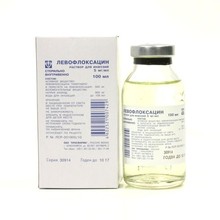 Левофлоксацин бутылка (раствор для инфузий) 5мг/мл 100мл