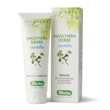 DERBE маска для волос с центеллой для сухих и секущихся волос склонных к ломкости 125 мл