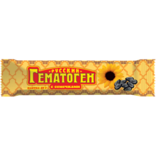 Гематоген Русский с семечкой подсолнечника плитка 40 г