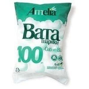 Ватные шарики АМЕЛИЯ нестерильные 100 шт.