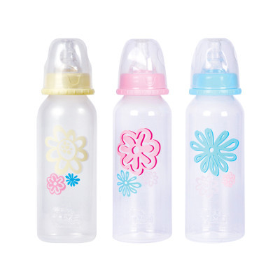 Бутылочка детская ПОМА пластиковая с силиконовой соской 240 мл (арт. 2210)
