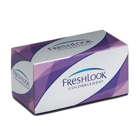 Линзы FreshLook ColorBlends pk 2 Dia 14.5 BC median серый контактные мягкие корриг.(-0,00)
