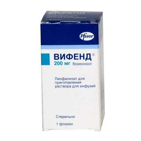 Вифенд флакон (лиофилизат  для приготовления раствора для инфузии) 200мг