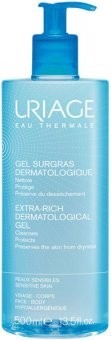 Uriage EAU THERMALE гель обогащенный пенящийся для лица и тела для чувствительной кожи 500 мл