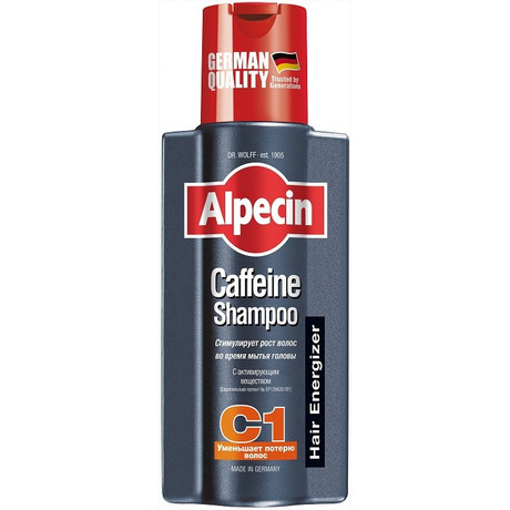 Шампунь ALPECIN (АЛЬПЕЦИН) Coffein Shampoo C1 кофеиновый против выпадения волос 250мл (арт.21121)