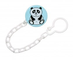 Цепочка для пустышки КУРНОСИКИ 19519 с прищепкой