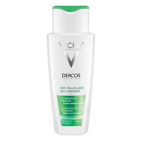 VICHY DERCOS шампунь против перхоти для жирных волос регулирующий 200 мл (флакон)