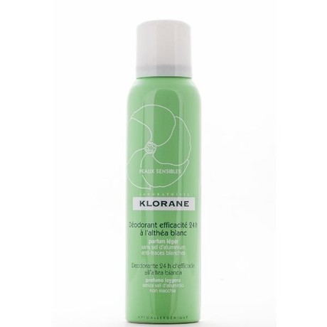 Дезодорант KLORANE "24 часа эффективности"  с белым алтеем 125 мл (спрей)
