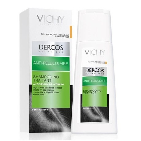 VICHY DERCOS шампунь против перхоти для жирных волос регулирующий 200 мл (флакон) + второй со скидкой 50%