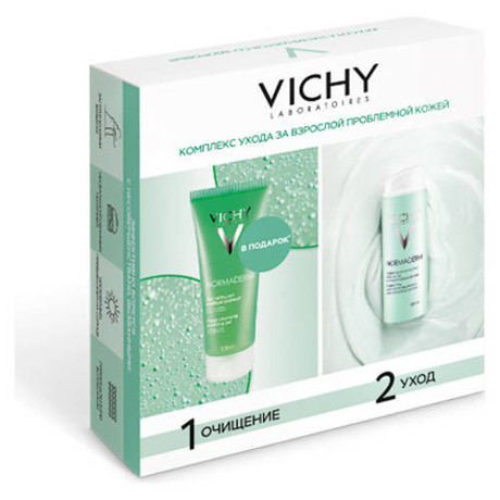 VICHY NORMADERM средство увлажняющее корректирующее для жирной кожи 50 мл + гель