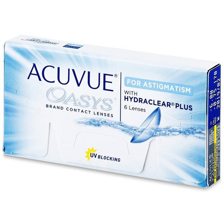 Линзы ACUVUE OASYS Astigmatism (14 дней) pk 6 Dia 14.5 BC 8.6  контактные мягкие корригирующие  (-2,00)