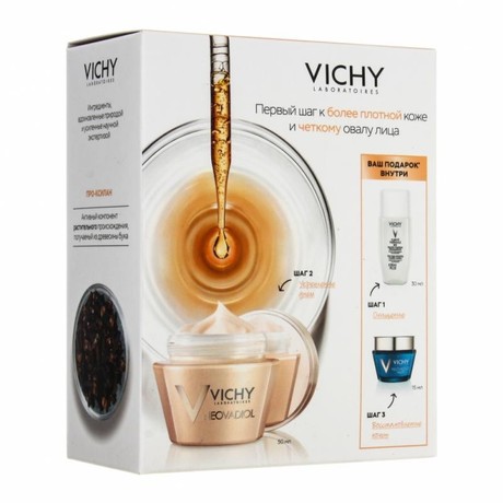 VICHY NEOVADIOL набор крем для комбинированной кожи 50 мл+крем Неовадиол ночной для комбинированной кожи 15 мл+Мицеллярный лосьон 30 мл 1 уп.
