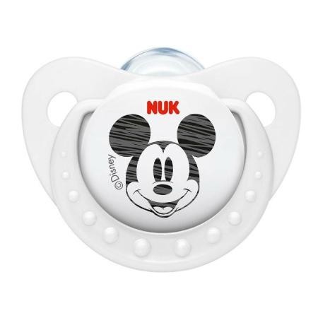 Соска-пустышка NUK Disney Микки силиконовая успокаивающая р. 2 (арт. 10 735 784)