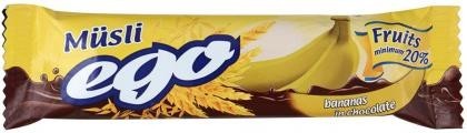 Батончики мюсли EGO Kids Банан с шоколадными каплями с витамином С 25г