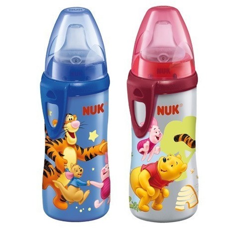 Поильник NUK Disney с соской  силиконовой для активных детей (с 12 мес.) 300 мл (арт. 10 750 413)