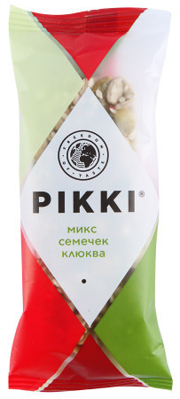 Батончик PIKKI орехово-фруктовый микс семечек-клюква 35г