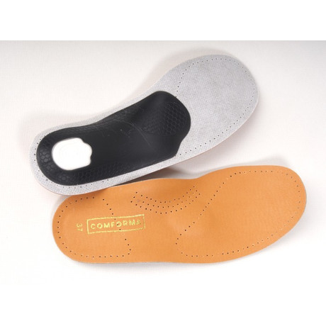 Стельки COMFORMA полужесткие для закрытой обуви кожанные ортопедические 40 (арт. С 7011)