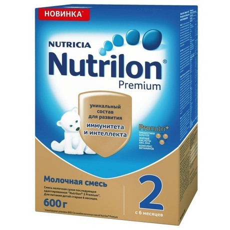 Смесь молочная НУТРИЛОН-2 с пребиотиками (с 6мес.) 600 г