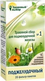 Чай лечебный "Здоровый выбор" №1 поджелудочный фильтр-пакеты  1,5г, 20 шт.