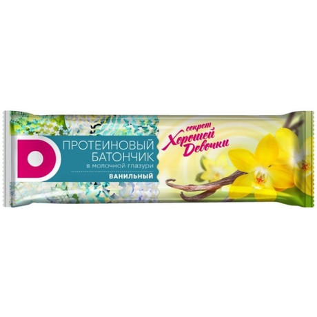 Батончики мюсли ВИТАЛАД Ваниль протеиновый в молочной глазури 40г