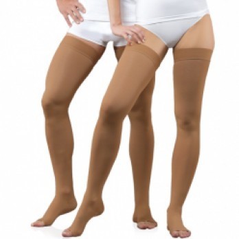 Чулки компрессионные 2-кл. (23-32мм) без мыска (рост 170-182) разм. №2 (карамель) (арт. 0403 LUX)