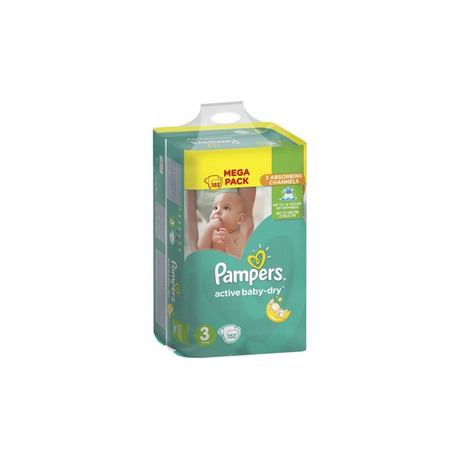 Подгузники PAMPERS Active baby Midi (5-9кг),  152 шт.