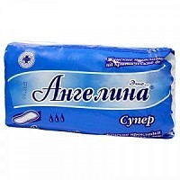 Прокладки гигиенические АНГЕЛИНА Супер, 8 шт.