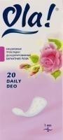 Прокладки гигиенические OLA Daily Deo Бархатная роза, 20 шт.