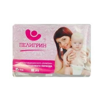 Комплект ПЕЛИГРИН П2 послеродовый одноразовый стерильный (прокл. 2 шт. + трусики гинеколог.)