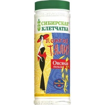 Клетчатка Сибирская "Тонкая талия" пор. 170г овсяная