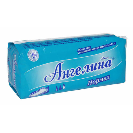 Прокладки гигиенические АНГЕЛИНА Нормал, 8 шт.