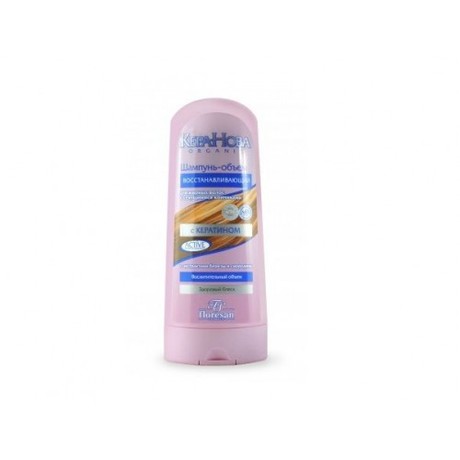 Шампунь KERA-NOVA объем восстановление для жирных у корней волос 400 мл (Ф-209)