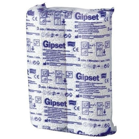 Бинт MATOPAT Gipset гипсовый быстросхватывающий 20см х 3м