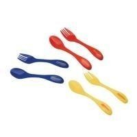 Набор КУРНОСИКИ 17404 для кормления (ложка, вилка)