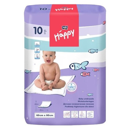 Пеленка BELLA BABY HAPPY 60х60cм, 10 шт.