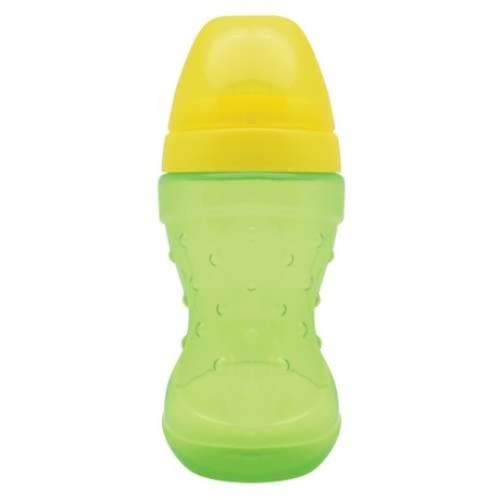 Поильник LUBBY непроливайка с талией и мягким носиком Спорт 230мл (11835)