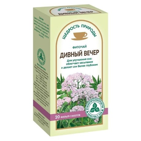 Азбука здоровья фиточай "Дивный вечер" фильтрпакетики 2 г, 20 шт.