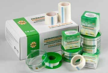 Лейкопластырь LEIKO катушка 2см x 500см (на нетканевой основе)