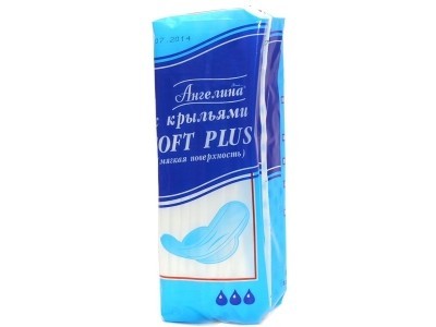 Прокладки гигиенические АНГЕЛИНА НЕВИС Soft Plus с крылышками, 8 шт.