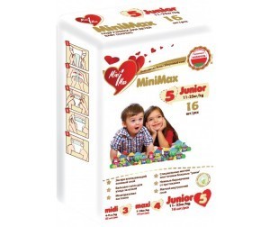 Подгузники MINIMAX Juniori (11-25кг), 16 шт. 