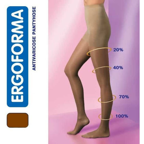 Колготы ERGOFORMA компрессионные 1-кл. (18-22мм) плотные женские разм. №6 (кор.) (арт. 115)