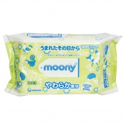 Салфетки детские MOONY влажные для младенцев, 80 шт.
