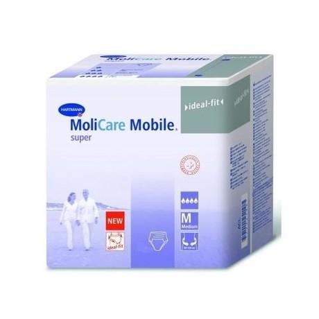 Подгузники для взрослых MOLICARE Mobile Super трусы разм. M,  2 шт.