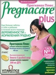 Прегнакеа плюс капсулы + таблетки, 28 шт. (1+1)