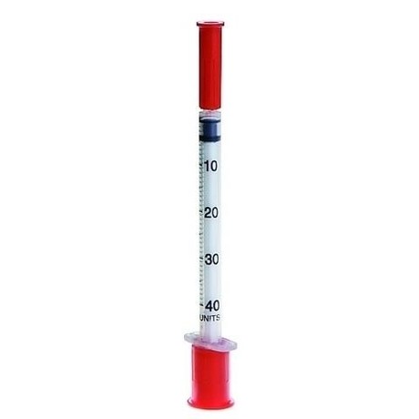 Шприц инсулиновый с иглой 1мл U-100 (3-х комп.) G29 игла 0,33 х 13мм