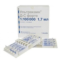 Ультракаин Д картриджи 1,7 мл , 10 шт.