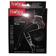 Колготы HOTEX 70den с шортиками (беж.)